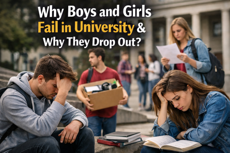 Why Boys And Girls Fail in University And Why They Drop University??