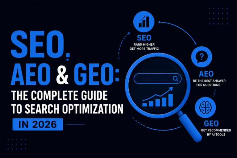 SEO, AEO & GEO: The Complete Guide to Search Optimization in 2026