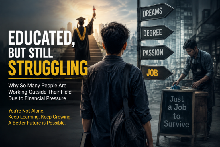 Educated, But Still Struggling: Why So Many People Are Working Outside Their Field